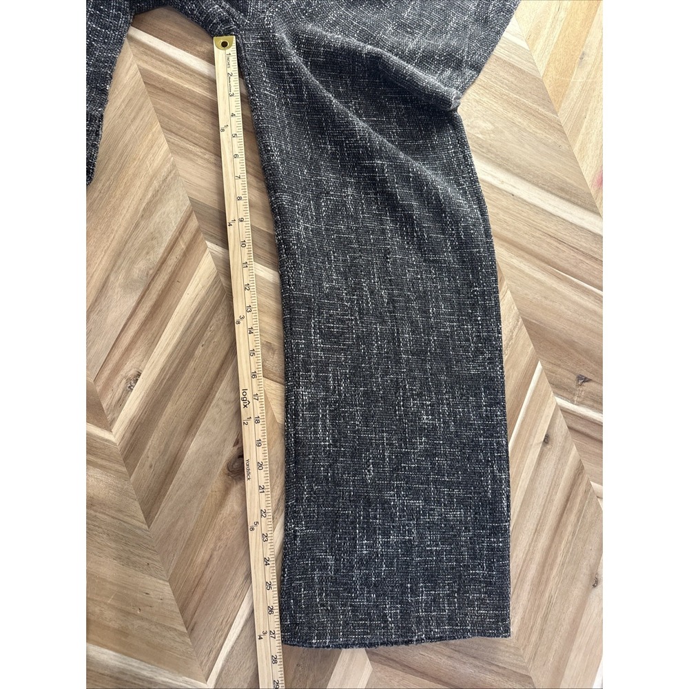 Sisters Wide Leg Blk/White Tweed Pant Girls WMNS Med School Career Street Dressy - Picture 3 of 10